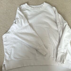 White aerie size medium sweatshirt with slits on side